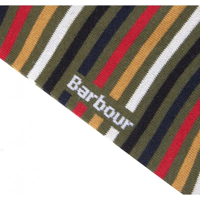 Barbour Men's Tartan Stripe Socks-2